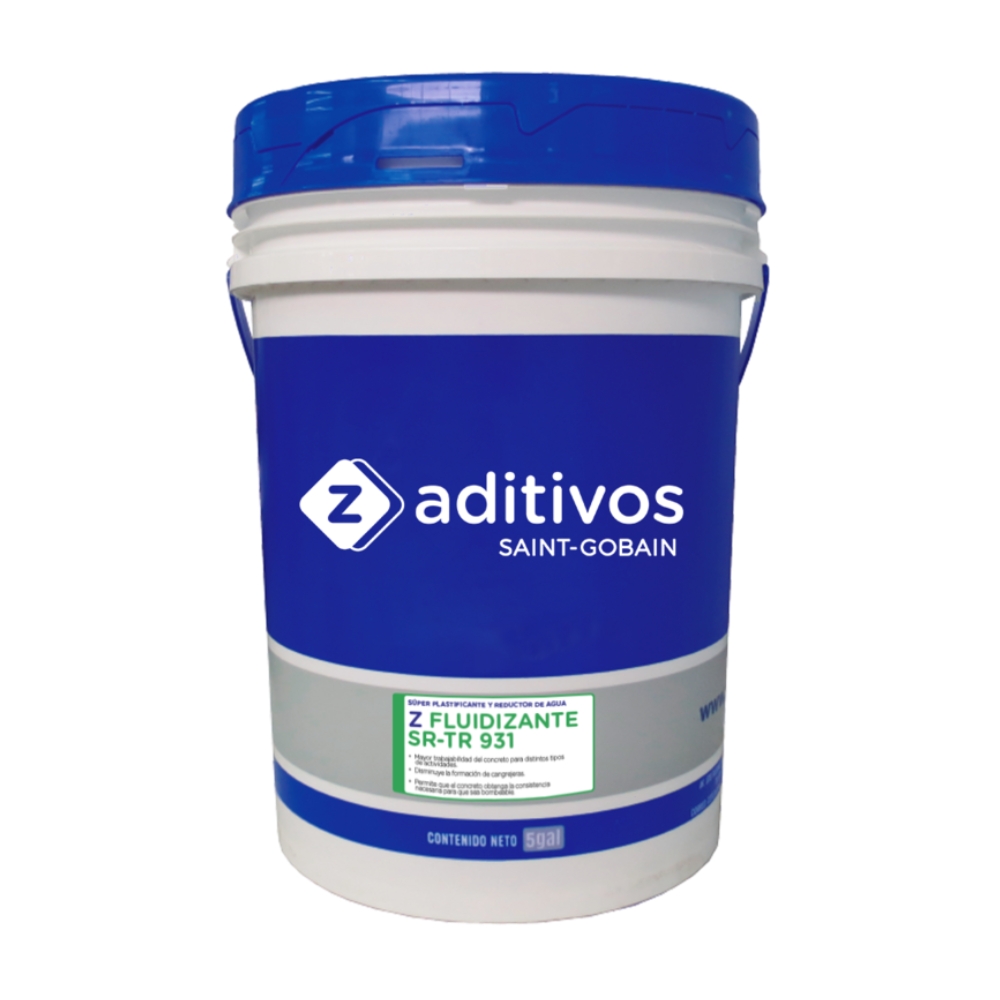 Aditivo superplastificante Z Fluidizante TR931 para concreto