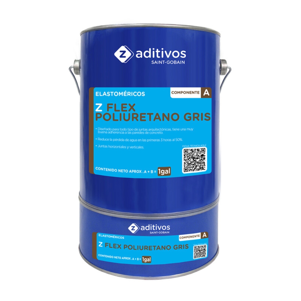 sellador poliuretano juntas concreto z flex gris